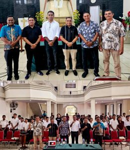 KOMINFO AMBON GANDENG FISIP UNPATTI , SOSIALISASI LITERASI DIGITAL DI JEMAAT SUMBER KASIH.