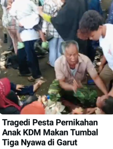 Tragedi Pesta Pernikahan Anak KDM Makan Tumbal Tiga Nyawa di Garut