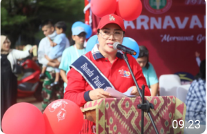 Bunda PAUD Kota Ambon Buka Karnaval TK di Nusaniwe