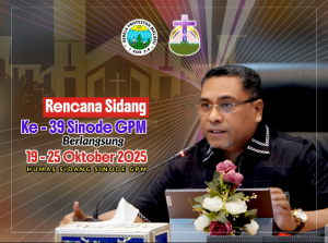 Ini Jadwal Lengkap Sidang ke-39 Sinode GPM 2025
