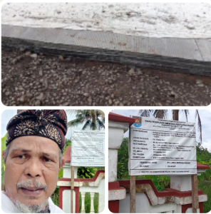 Pekerjaan Peningkatan PSU Jalan Satria Setebal 20cm Tanpa Tulang.Ini Penjelasan Kabid PUPR.