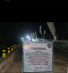 “Proyek Jembatan Ar Ridho Melampaui Batas Waktu, Pekerjaan Berlangsung hingga Tengah Malam, Warga: “Kapan Buka?”