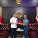 BAHAS PENGAMANAN ALKI-III, KODAERAL IX TERIMA KUNJUNGAN KERJA STAF KEPRESIDENAN RI