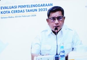 WALIKOTA AMBON APRESIASI PENYELENGARAAN EVALUASI KOTA CERDAS TAHUN 2025