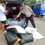 Polsek Salahutu Gagalkan Peredaran 400 Liter Miras Jenis Sopi di Pelabuhan Hunimua