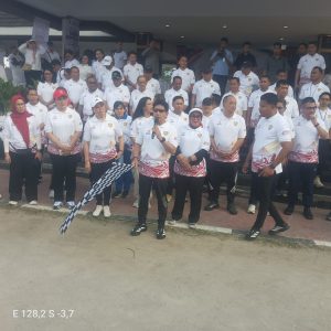 Pemkot Ambon Gelar Pawai Merah Putih dan Imbau Warga Kibarkan Bendera Sebulan Penuh Sambut HUT ke-81 RI
