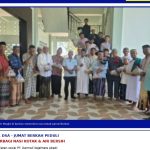 Jumat Berkah, PT DSA Berbagi Nasi Kotak dan Bantu Suplai Air Bersih ke Masjid di Ambon